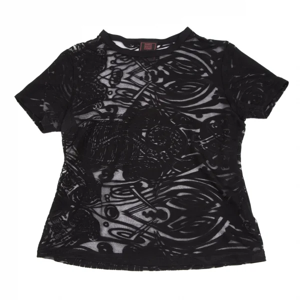 Jean Paul GAULTIER CLASSIQUE Tribal See-through T-shirt K-124508_002