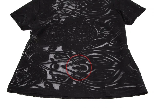 Jean Paul GAULTIER CLASSIQUE Tribal See-through T-shirt K-124508_007