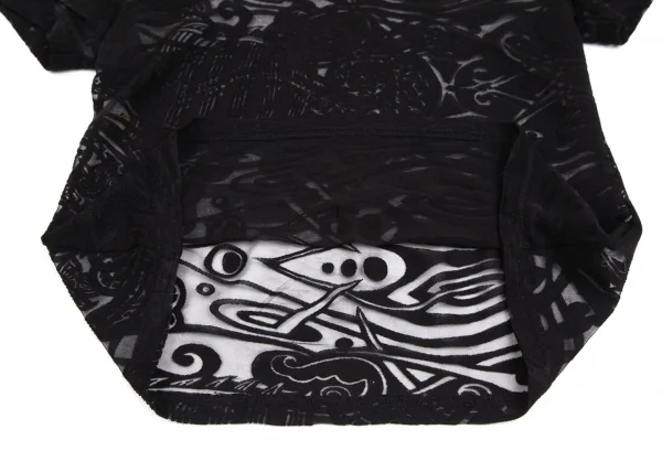 Jean Paul GAULTIER CLASSIQUE Tribal See-through T-shirt K-124508_009