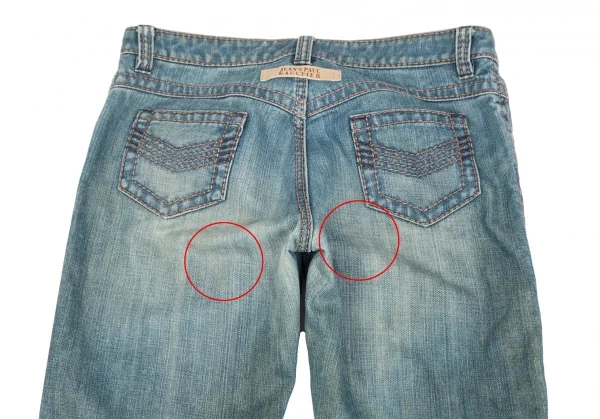 Jean's Paul GAULTIER Glitter Stitch Straight Jeans K-124516_013