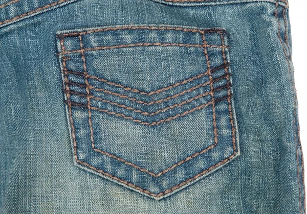 Jean's Paul GAULTIER Glitter Stitch Straight Jeans K-124516_016