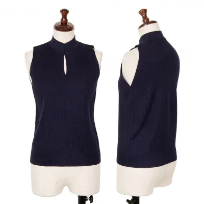 L'EQUIPE YOSHIE INABA V Neck Sleeveless Knit Tops