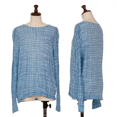 Plantation Checker Printed Long Sleeve Top
