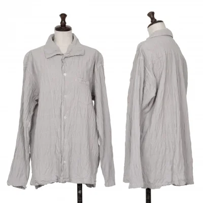 Plantation Dyed Cotton Striped Shirring Shirt