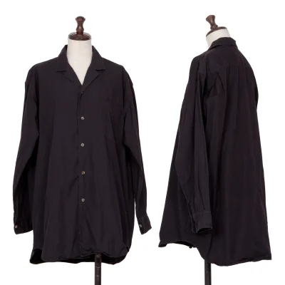tricot COMME des GARCONS Open-collar Long Sleeve Shirt