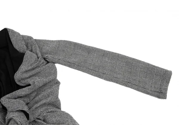 JUNYA WATANABE Glen Check Round Silhouette Deformed Jacket K-124545_004