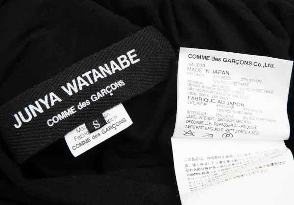 JUNYA WATANABE Glen Check Round Silhouette Deformed Jacket K-124545_014