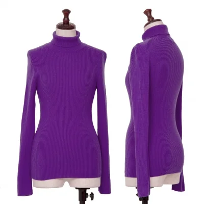 COMME des GARCONS Roll-neck Rib Knit Sweater