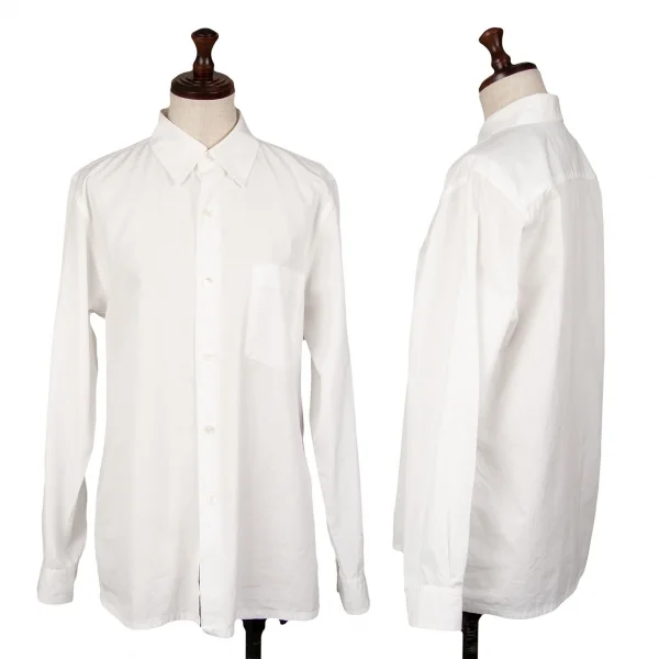 COMME des GARCONS Cotton Long Sleeve Shirt White M K-124553_001