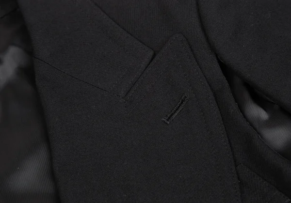 コムデギャルソンCOMME des GARCONS チェッカーデザイン1Bパッチポケットジャケット 黒S K-124556_005