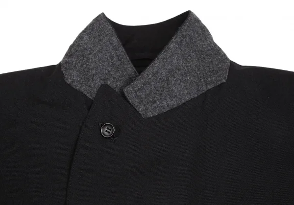 コムデギャルソンCOMME des GARCONS チェッカーデザイン1Bパッチポケットジャケット 黒S K-124556_006