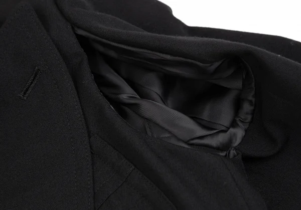 コムデギャルソンCOMME des GARCONS チェッカーデザイン1Bパッチポケットジャケット 黒S K-124556_009