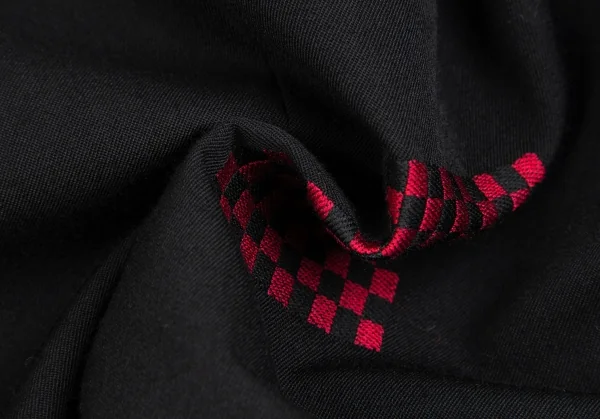 コムデギャルソンCOMME des GARCONS チェッカーデザイン1Bパッチポケットジャケット 黒S K-124556_018