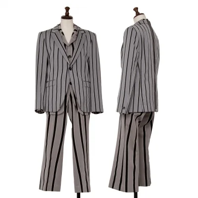 COMME des GARCONS Striped Jacket & Pants