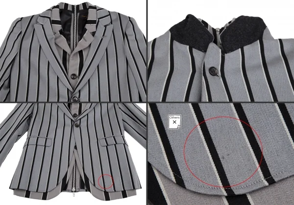 COMME des GARCONS Striped Jacket & Pants K-124571_004