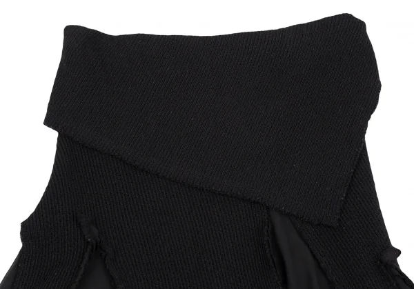 COMME des GARCONS See-through Switching Rib Knit Skirt K-124576_003
