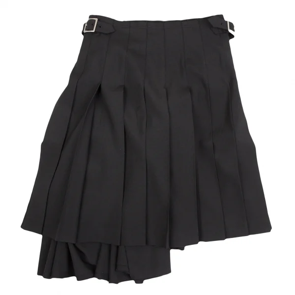 COMME des GARCONS Wool Woven Pleated Wrap Skirt K-124580_012