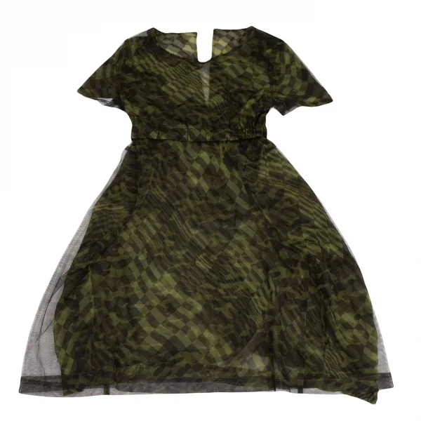 Unbranded Camo Checker Reversible Dress K-124583_011