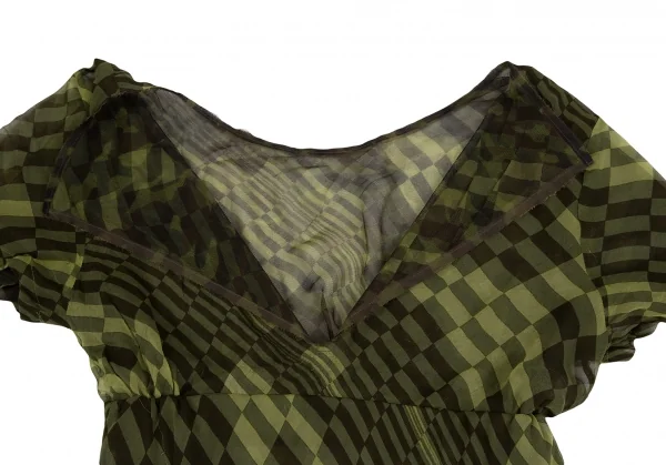 Unbranded Camo Checker Reversible Dress K-124583_016