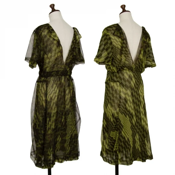 Unbranded Camo Checker Reversible Dress K-124583_002