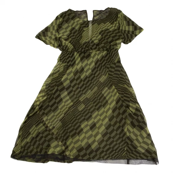 Unbranded Camo Checker Reversible Dress K-124583_003