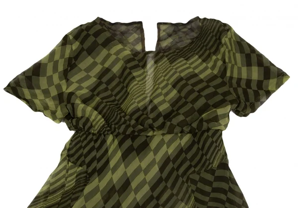 Unbranded Camo Checker Reversible Dress K-124583_004
