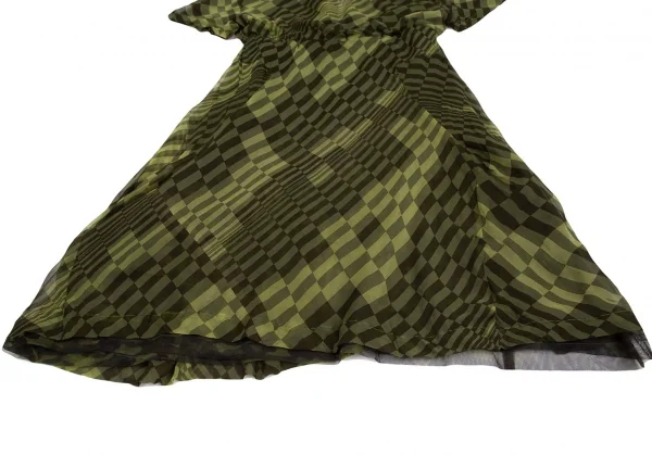 Unbranded Camo Checker Reversible Dress K-124583_008