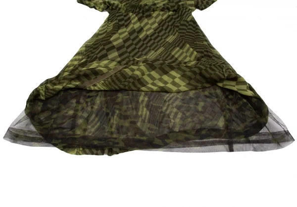 Unbranded Camo Checker Reversible Dress K-124583_009