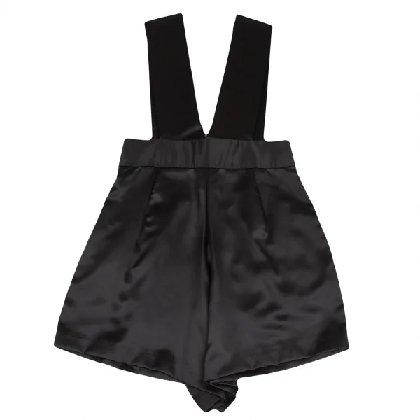 COMME des GARCONS Silk Satin Shoulder Wide Shorts K-124589_010