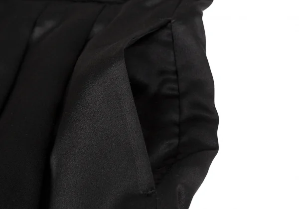 COMME des GARCONS Silk Satin Shoulder Wide Shorts K-124589_007