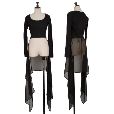 DOLCE&GABBANA Chiffon Switching Top