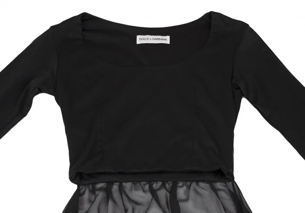 DOLCE&GABBANA Chiffon Switching Top K-124594_003