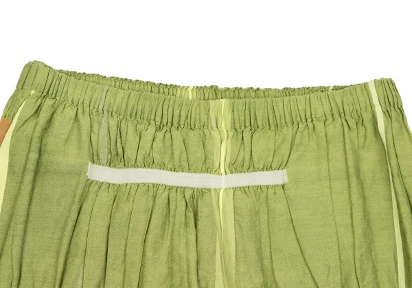 ISSEY MIYAKE HaaT Pasting Tape Gathered Design Skirt K-124600_004