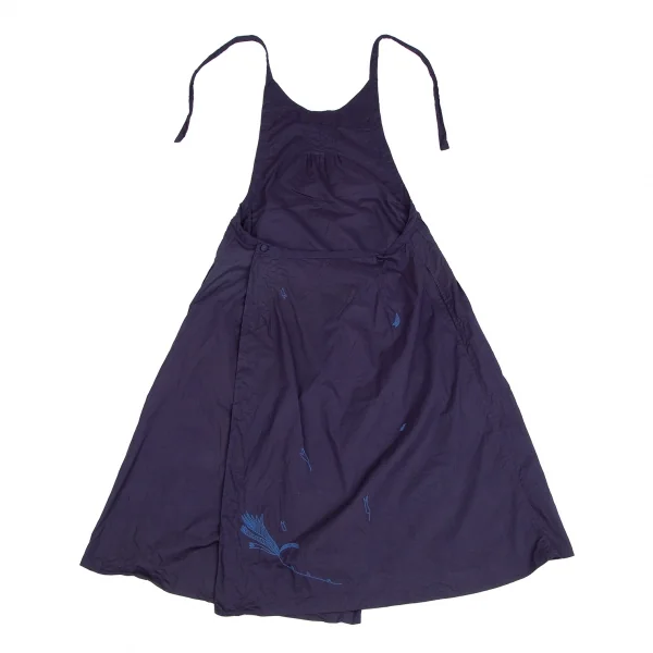 ISSEY MIYAKE HaaT Floral Embroidery Apron Skirt K-124602_012