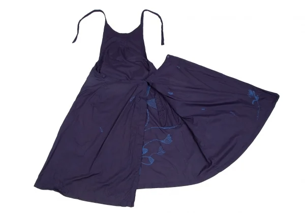 ISSEY MIYAKE HaaT Floral Embroidery Apron Skirt K-124602_016