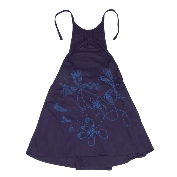 ISSEY MIYAKE HaaT Floral Embroidery Apron Skirt K-124602_002