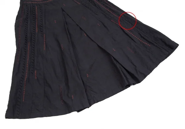 ISSEY MIYAKE HaaT Allover Embroidery Skirt K-124604_006