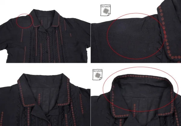 ISSEY MIYAKE HaaT Allover Embroidery Shirt & Skirt K-124605_004