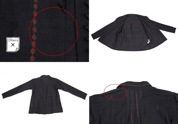 ISSEY MIYAKE HaaT Allover Embroidery Shirt & Skirt K-124605_006