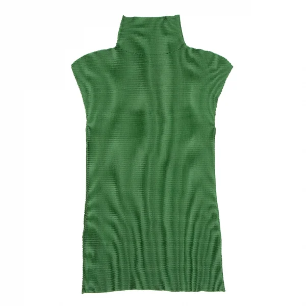 Unbranded Stretch Turtleneck Mesh Sleeveless Shirt K-124606_002