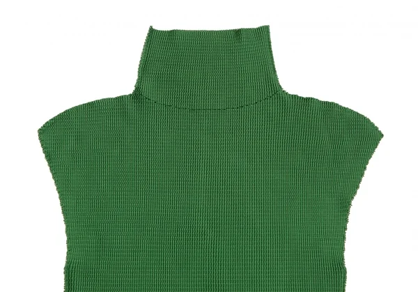 Unbranded Stretch Turtleneck Mesh Sleeveless Shirt K-124606_003