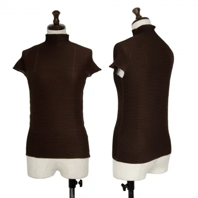 Unbranded Stretch Pleated Turtleneck T Shirt