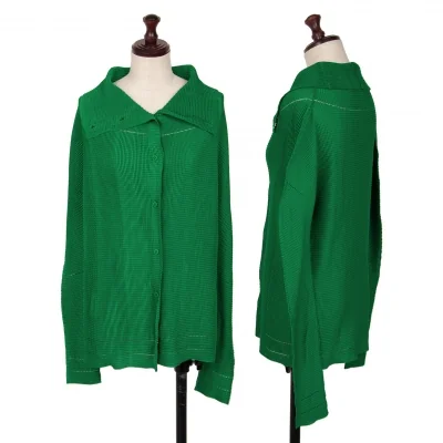 ISSEY MIYAKE me Stretch Pleated Turtleneck Mesh Shirt