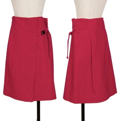 ISSEY MIYAKE me Waist Adjuster Stitch Design Skirt
