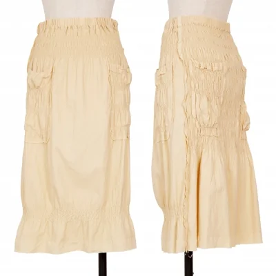 ISSEY MIYAKE A-POC Cotton Gather Design Skirt