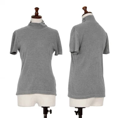 Mademoiselle NON NON Flag One Point Embroidery T Shirt