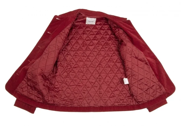 Mademoiselle NON NON Corduroy Round Collar Jacket K-124658_010
