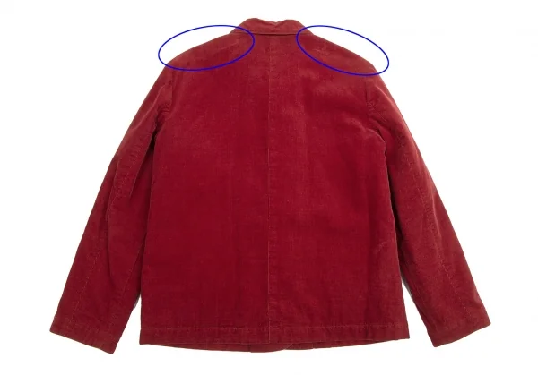 Mademoiselle NON NON Corduroy Round Collar Jacket K-124658_011