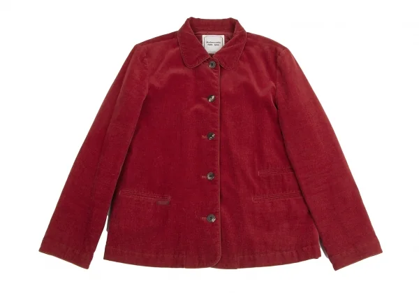 Mademoiselle NON NON Corduroy Round Collar Jacket K-124658_002