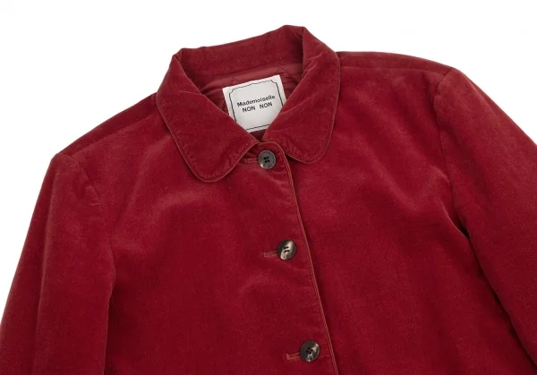 Mademoiselle NON NON Corduroy Round Collar Jacket K-124658_003